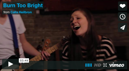 Calla’s Video for “Burn Too Bright”